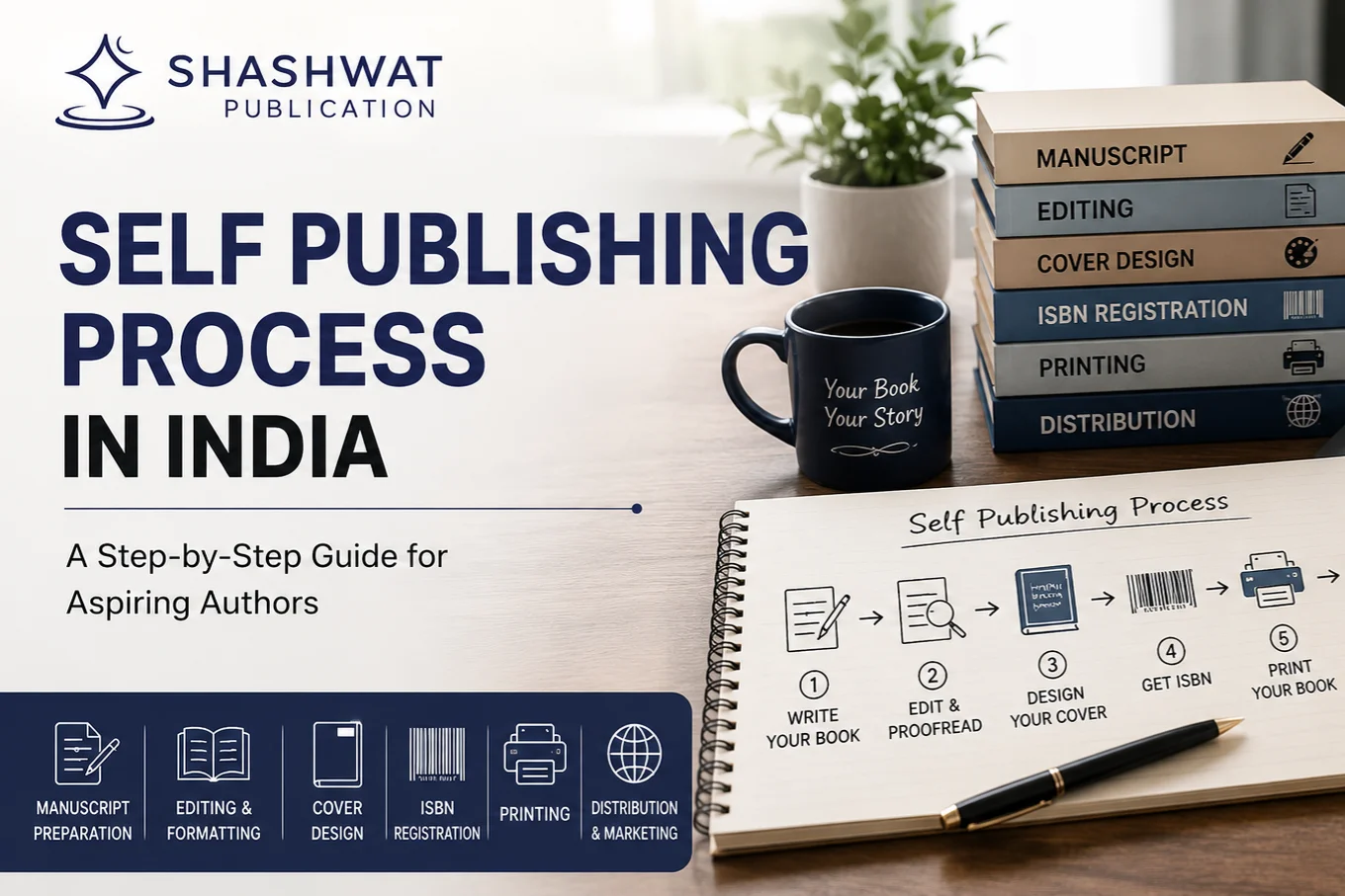 Self Publishing Process in India: Complete 2026 Guide
