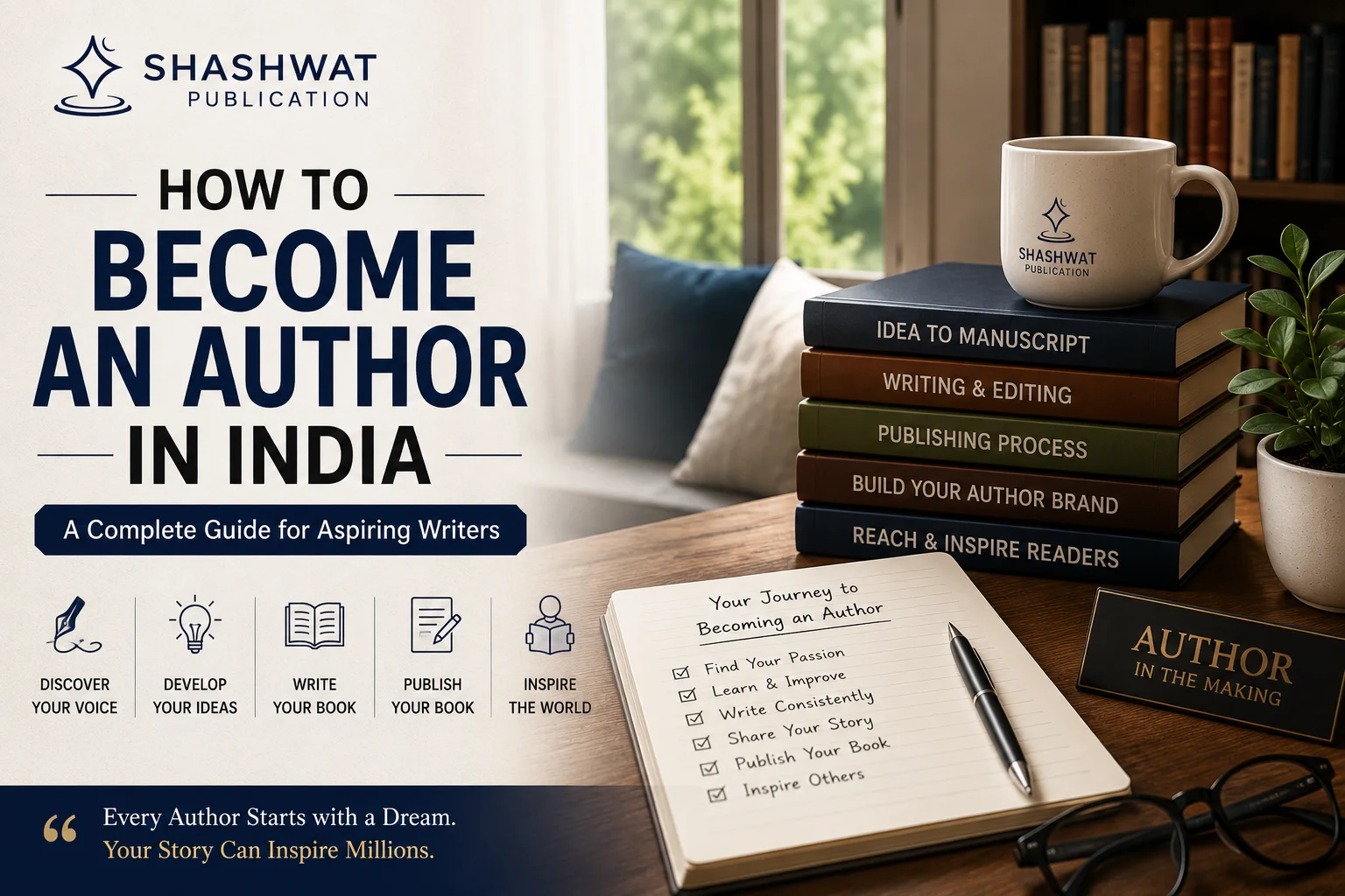 How to Become an Author in India: Complete Step-by-Step Guide