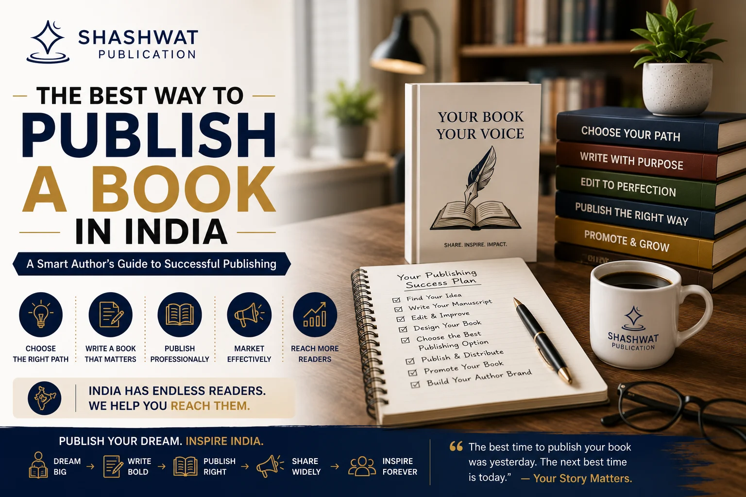 Best Way to Publish a Book in India: Complete Guide 2026