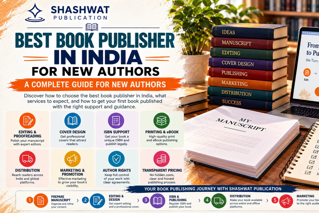 Best Book Publisher in India for New Authors