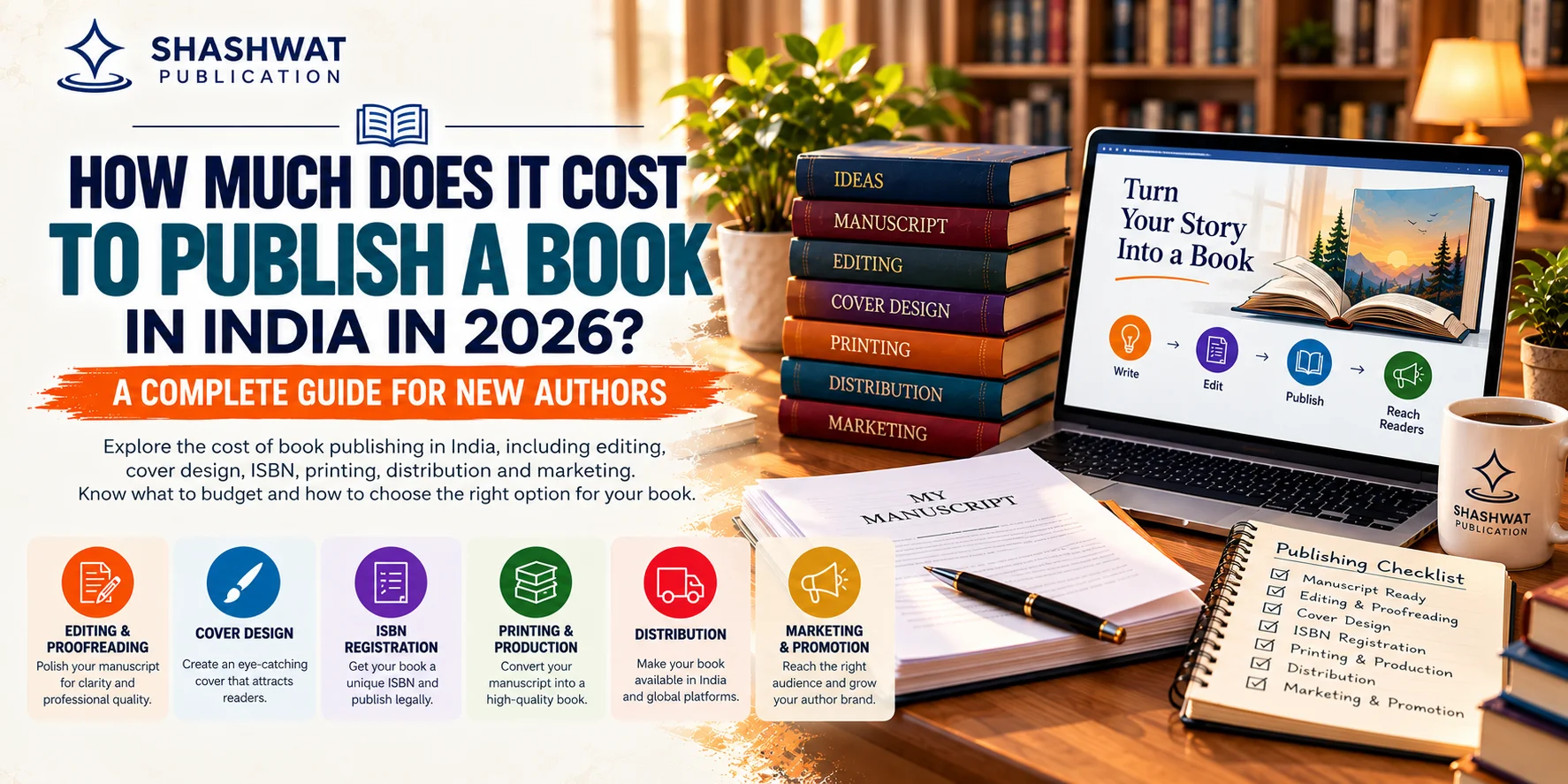 How Much Does It Cost to Publish a Book in India in 2026?
