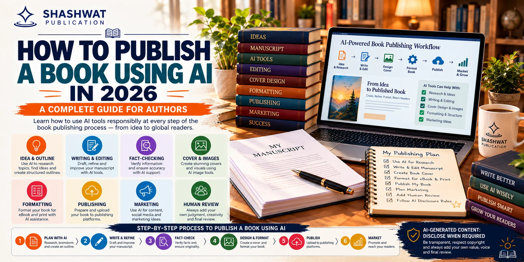 How to Publish a Book Using AI in 2026: Complete Author Guide