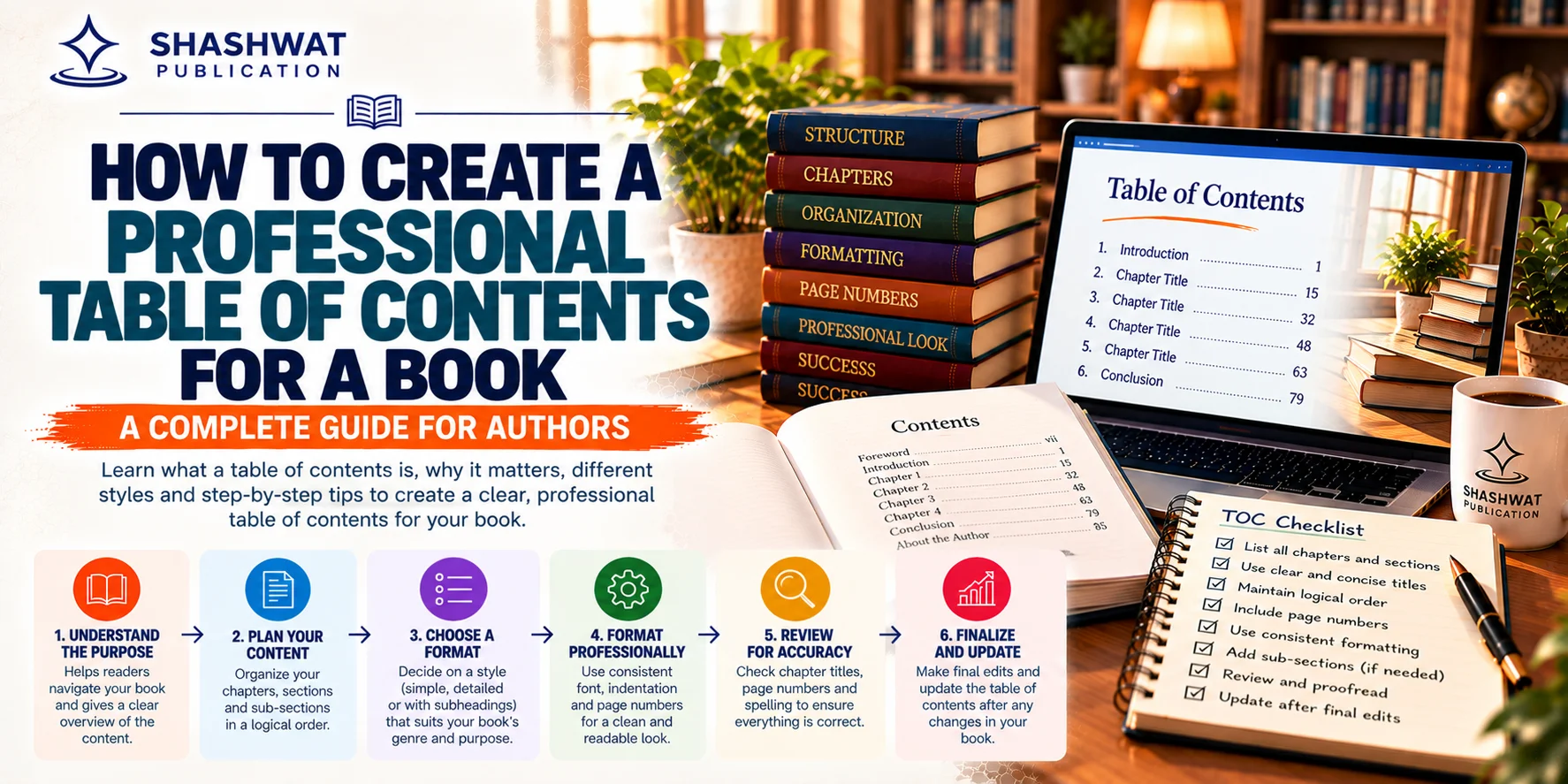 How to Create a Professional Table of Contents for a Book