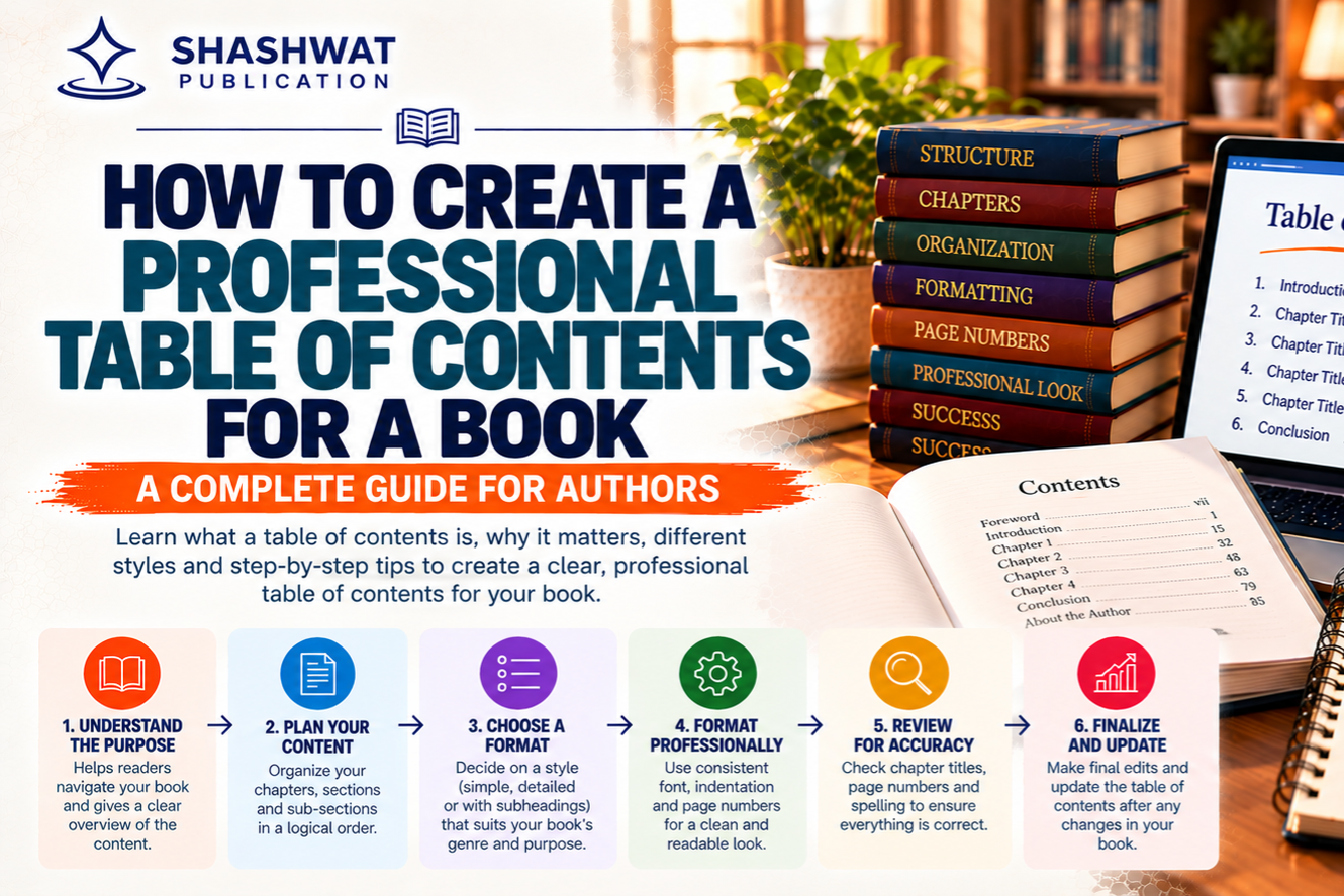 How to Create a Professional Table of Contents for a Book