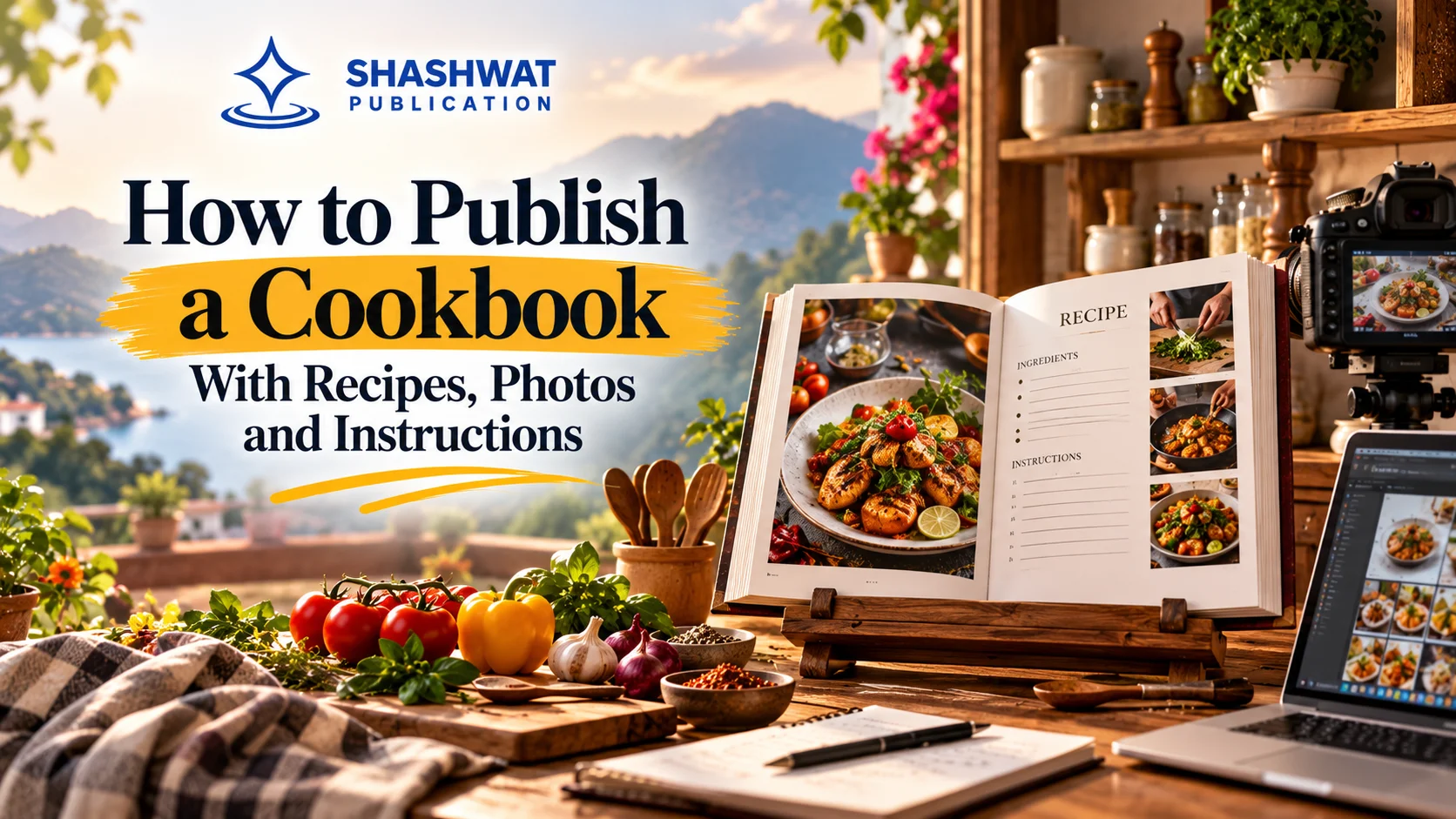 How to Publish a Cookbook With Recipes, Photos and Instructions