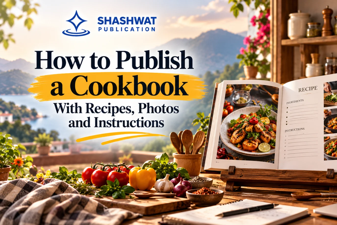How to Publish a Cookbook With Recipes and Photos